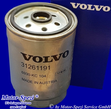 Volvo Penta Kraftstofffilter für D3-Serie, original 31261191